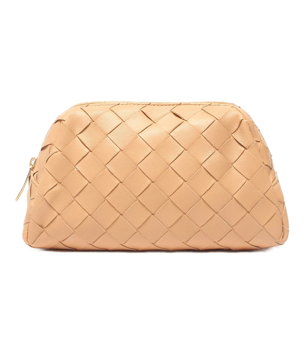 Bottega Veneta Pouch Intrecciato Weave Black